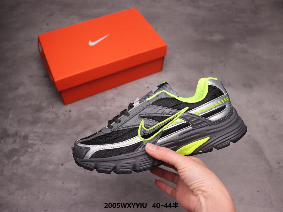 2020 Nike Initiator Running Black Green - Click Image to Close